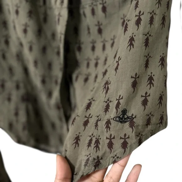 VIVIENNE WESTWOOD Anglomania Button Up Long Sleeve Blouse Top Shirt - Picture 6 of 9